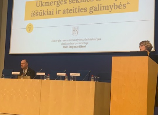 Konferencijos akimirka