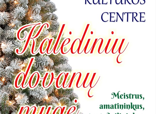 Gruodžio mėnesio renginiai Ukmergėje ir rajone