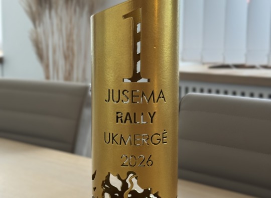 Ukmergės rajono savivaldybei – padėka už bendradarbiavimą organizuojant „JUSEMA Rally Ukmergė 2026“