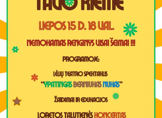 Katino Murklio teatro renginiai šeimoms