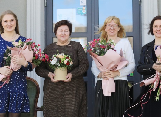 Iš kairės: V. Noreikienė, L.Ežerskytė, V. Nemunaitienė ir E. Butkutė