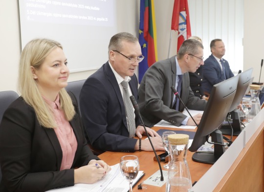 Tarybos posėdžio akimirkos