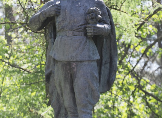 Pašilėje stovinti Sovietų Sąjungos kario skulptūra
