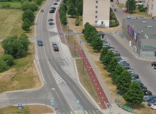 Rekonstruota Žiedo gatvės atkarpa