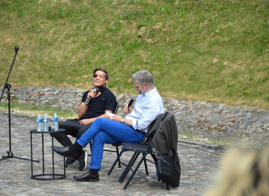 Marius Povilas Elijas Martynenko ir  poetas Tomas Vyšniauskas