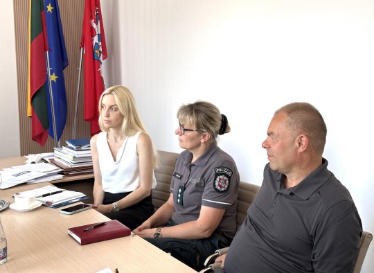 tradicinis Ukmergės rajono savivaldybės ir Vilniaus apskrities vyriausiojo policijos komisariato (VPK) Ukmergės rajono policijos komisariato (RPK) vadovų pasitarimas