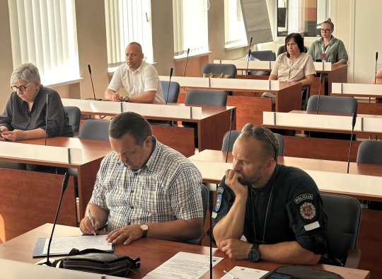 Ekstremaliųjų situacijų operacijų centro posėdžio akimirkos