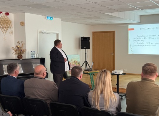 Vidiškių seniūnijoje pristatyta 2025 metų veiklos ataskaita