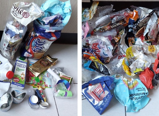 Pirmosios šeimos išrūšiuotas plastikas