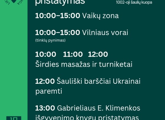 Ukmergės miesto šventėje – šauliška dvasia ir veiklos visai šeimai! 
