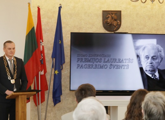 Zigmo Zinkevičiaus premijos laureatės pagerbimo šventės akimirkos