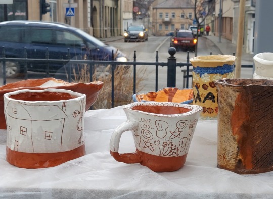 Ukmergės moksleivių sukurtų keramikos darbų paroda
