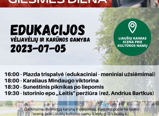 Valstybės (Lietuvos karaliaus Mindaugo karūnavimo) dienos renginiai