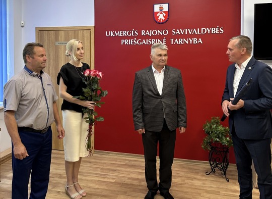 Ukmergės rajono savivaldybės priešgaisrinės tarnyba turi naują vadovą
