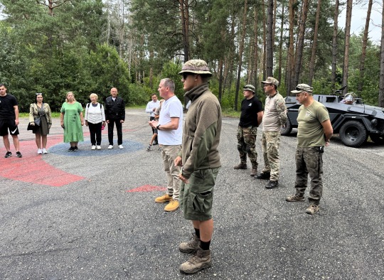 Ukmergėje lankėsi sąjungininkų kariai