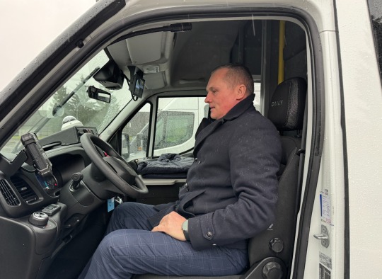 Autobusų pristatymo akimirkos