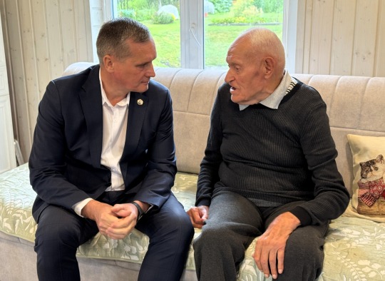 100 metų tame pačiame kaime: A. Žvirblis švenčia garbingą jubiliejų