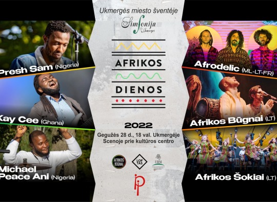 Perkusinės muzikos koncertas Afrikos dienos.