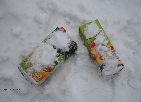 Ledo luitai tetra pakuotėse