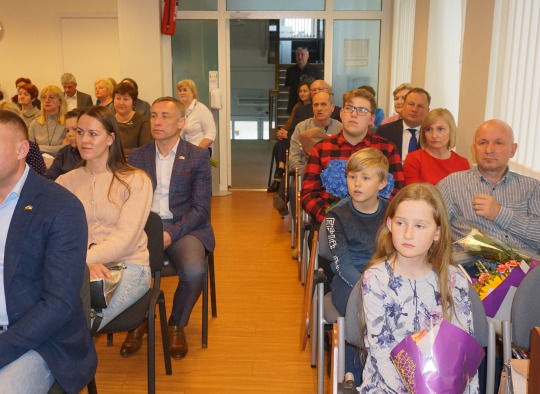 Iškilmingo Tarybos posėdžio akimirkos