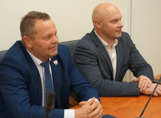 Viešo projekto pristatymo dalyviai