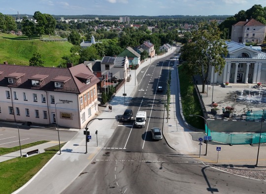 Atnaujinta Vilniaus gatvės atkarpa Ukmergėje tapo patogi ir estetiška