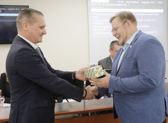 Tarybos posėdžio akimirkos
