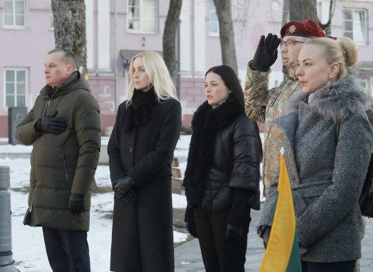Ukrainos karo metinių minėjimo akimirkos