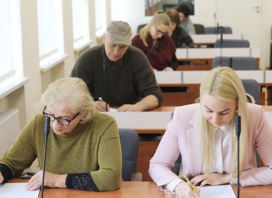 Ukmergiškiai rašė Nacionalinį diktantą