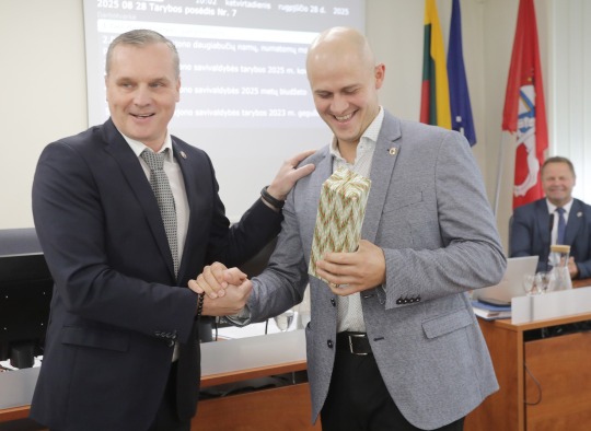 Tarybos posėdžio akimirkos