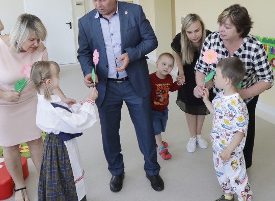 Vidiškių darželio atidarymo akimirkos