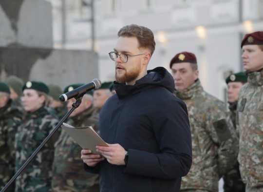 Ukrainos karo metinių minėjimo akimirkos