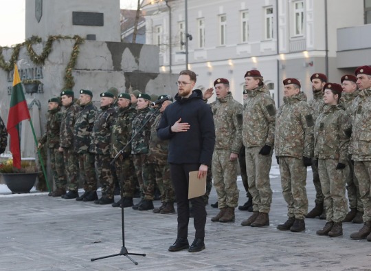 Ukrainos karo metinių minėjimo akimirkos