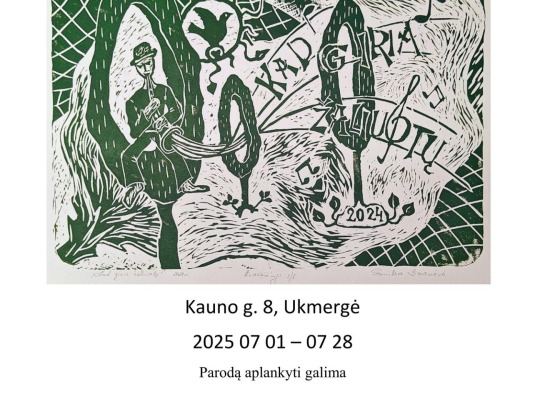 Liepos mėnesio renginiai Ukmergėje ir rajone