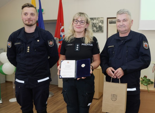 Angelų sargų dieną pagerbti Ukmergės policijos pareigūnai ir pilietiški gyventojai