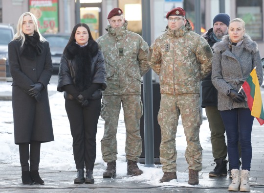 Ukrainos karo metinių minėjimo akimirkos