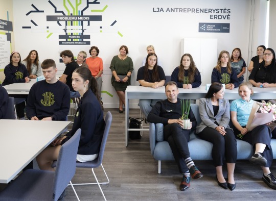 Ukmergėje - pirmoji LJA antreprenerystės erdvė, kurioje keičiasi mokytojo ir mokinio vaidmenys