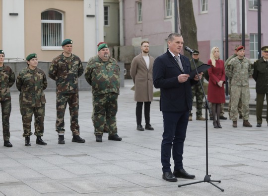 Lietuvos įstojimo į NATO 21-ųjų metinių minėjimo akimirkos