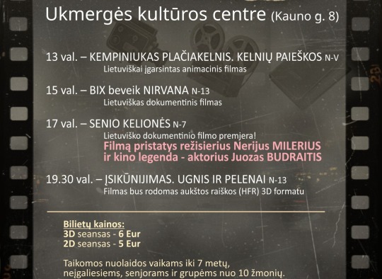 Guodžio mėnesio renginiai Ukmergėje ir rajone