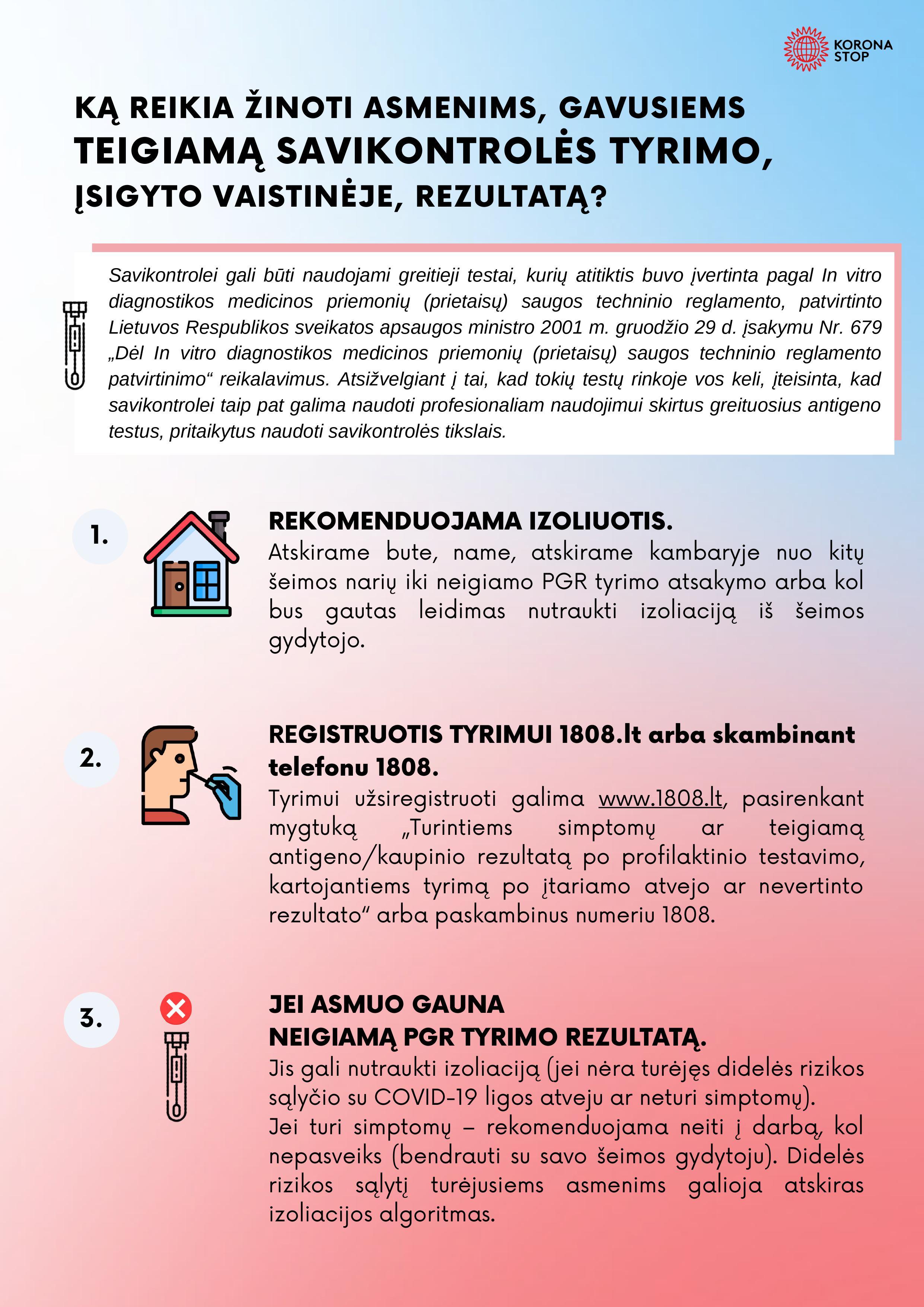 Rekomendacijos, kaip elgtis