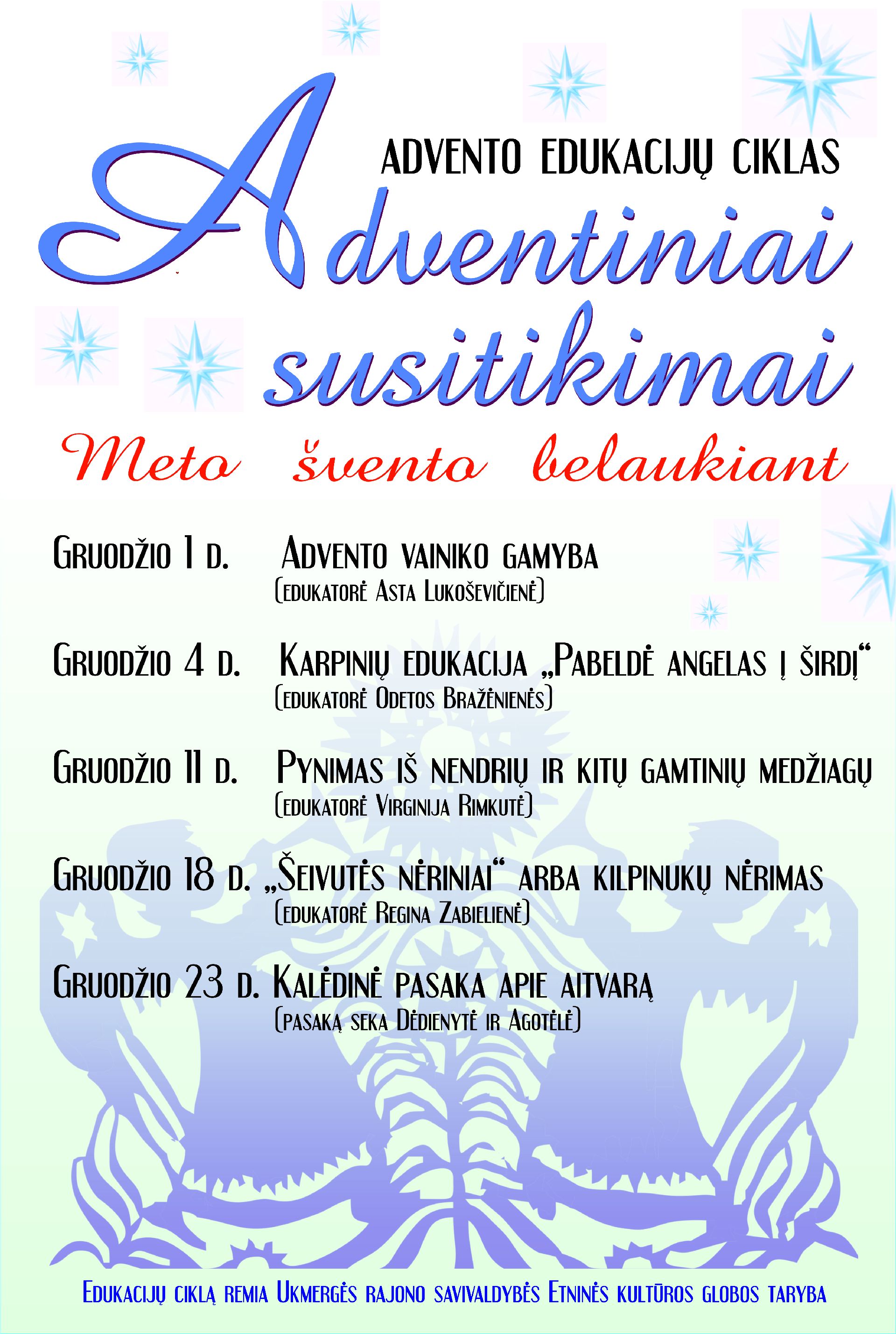 Adventinių susitikimų programa